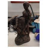 Vintage Man and Woman Statue by Marwal