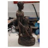 Vintage Man and Woman Statue by Marwal