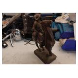 Vintage Horse and Cowboy Statue by Austin Productions