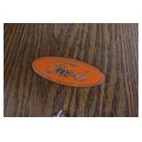 Ford Sign, Large Sticker, and Pins