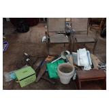 Patio Chairs, Antique Saws, Garden Supplies
