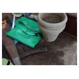 Patio Chairs, Antique Saws, Garden Supplies