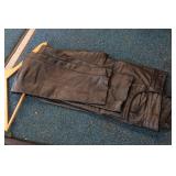 Leather Riding Gear - Pants, Gloves, Long Jacket