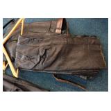 Leather Riding Gear - Pants, Gloves, Long Jacket