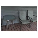 Patio Chairs and Small Table