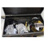 Wood Case with Motorcycle Parts