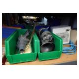 Shelf with Contents - Automotive Parts, Abrasive Discs, Sprinkler Parts