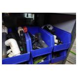 Shelf with Contents - Automotive Parts, Abrasive Discs, Sprinkler Parts