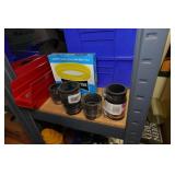 Shelf with Contents - Automotive Parts, Abrasive Discs, Sprinkler Parts