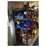 Shelf with Contents - Brake Calipers, Abrasive Discs, Small Parts