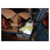 Shelf with Contents - Brake Calipers, Abrasive Discs, Small Parts