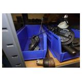 Shelf with Contents - Automotive Lights, Caps, Hitches