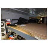 Shelf with Contents - Chain, Small Parts, Ditributors, Spark Plugs