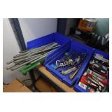 Shelf with Contents - Chain, Small Parts, Ditributors, Spark Plugs