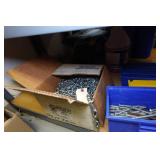 Shelf with Contents - Chain, Small Parts, Ditributors, Spark Plugs