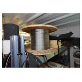 Shelf with Contents - Wire, Fuel Pumps, Small Parts, Brake Rotors