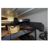 Shelf with Contents - Wire, Fuel Pumps, Small Parts, Brake Rotors