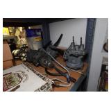 Shelf with Contents - Wire, Fuel Pumps, Small Parts, Brake Rotors