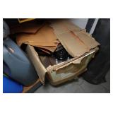 Shelf with Contents - Wire, Fuel Pumps, Small Parts, Brake Rotors