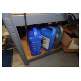 Shelf with Contents - Wire, Fuel Pumps, Small Parts, Brake Rotors