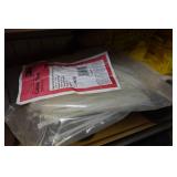 Metal Shelf and Parts - Shocks, Belts, Fish Tape, Snap-On Driver