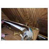 Contents of Cabinet - Switches, Harris Torches, 3M Buffing Pads