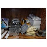 Contents of Cabinet - Switches, Harris Torches, 3M Buffing Pads