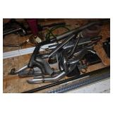 Assorted Harley Parts, Handlebars, Pipes