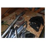 Assorted Harley Parts, Handlebars, Pipes