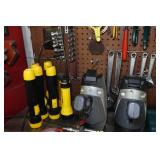Assorted Tools - Pliers, Sockets, Drivers, Flashlights, Hammers, Wrenches