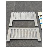 FULL-SIZE HEADBOARD AND FOOTBOARD SET FULL-SIZE HEADBOARD AND FOOTBOARD SET
