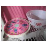 Vintage plates, servingware and bak...