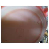 Vintage clay pans, wood bowls and o...