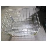 Vintage metal milk crate...
