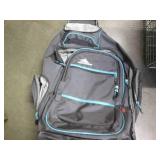 High Sierra backpack with wheels an...