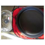 8pc deep metal catering pans plus p...