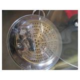 8pc deep metal catering pans plus p...