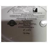 12pc Monthly plate set, vintage woo...