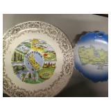 12pc Monthly plate set, vintage woo...