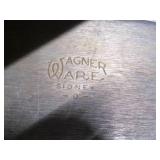 Heavy Wagner Ware pan, fish dish, c...