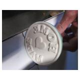 Heavy Wagner Ware pan, fish dish, c...