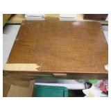 Vintage flatware with wood case...