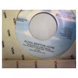 Vintage 45 vinyl Records, music cas...