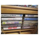 Vintage 45 vinyl Records, music cas...