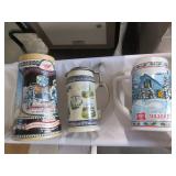 Trio of Miller Beer Steins...