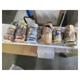 Vintage German and Miller steins...