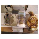 Vintage bear steins...