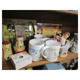 Vintage figurines, mugs and other f...