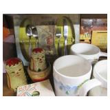 Vintage figurines, mugs and other f...