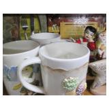 Vintage figurines, mugs and other f...
